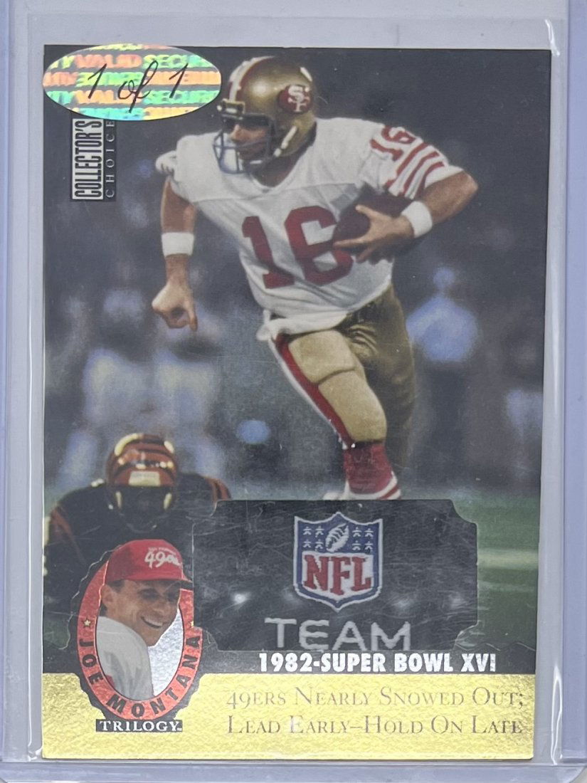 Joe Montana Patch Card (1 of 2)