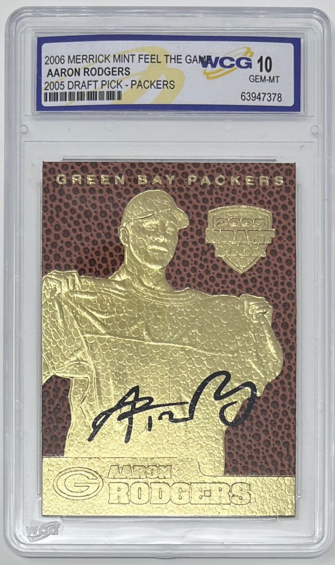 Aaron Rodgers Draft Picks Card (1 of 2)