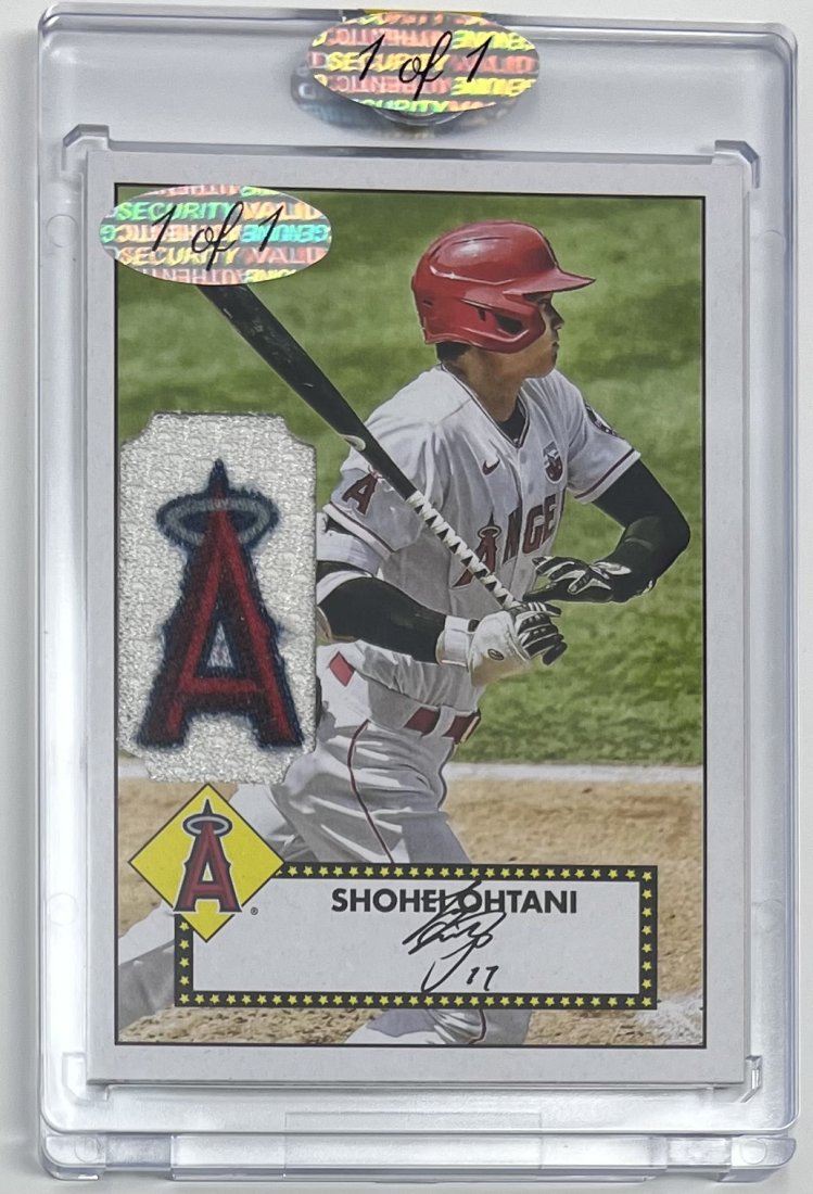 Shohei Ohtani Custom Patch Card (1 of 2)