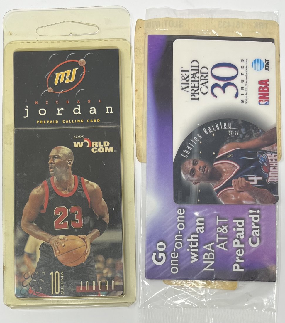 Michael Jordan And Charles Barkley Prepaid Card (1 of 2)