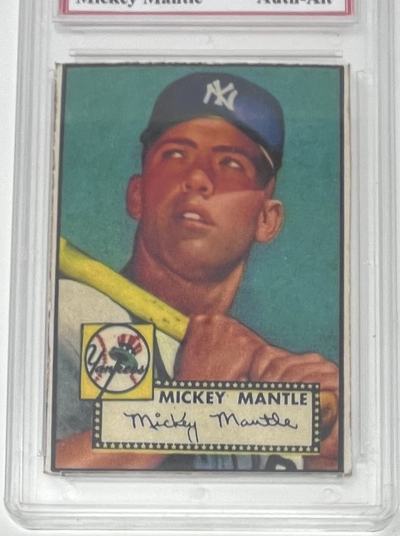 1952 Mickey Mantle Card (1 of 2)