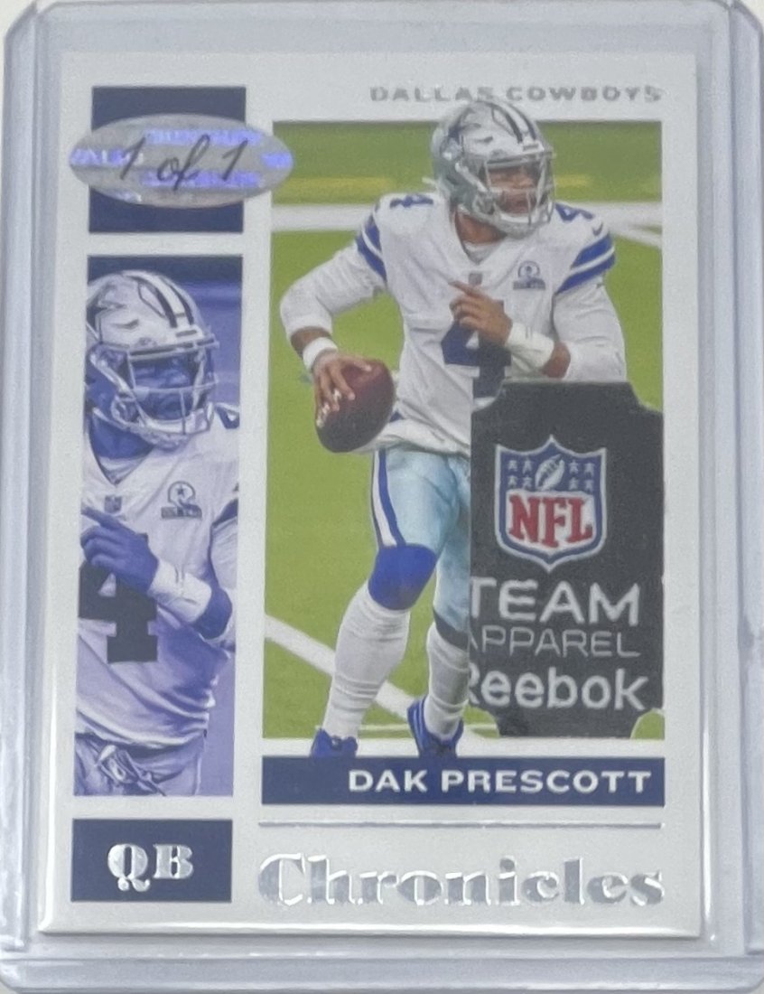 Dak Prescott NFL Patch Card (1 of 2)