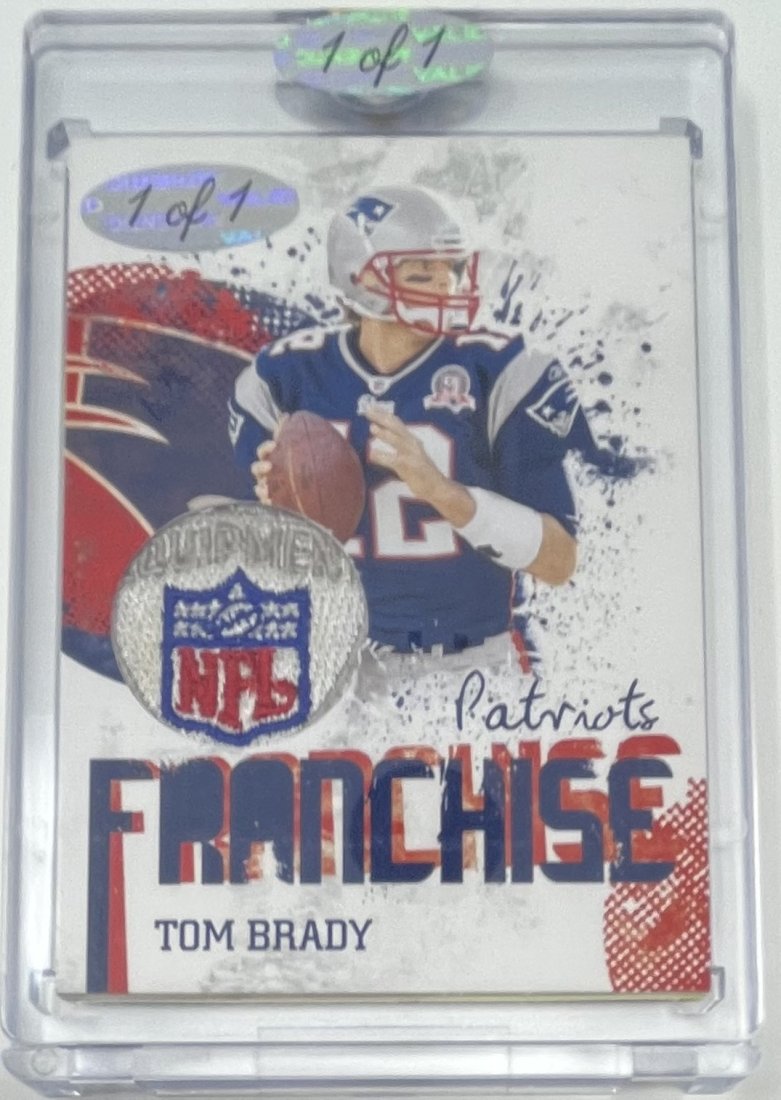 Tom Brady NFL Patch Card (1 of 2)