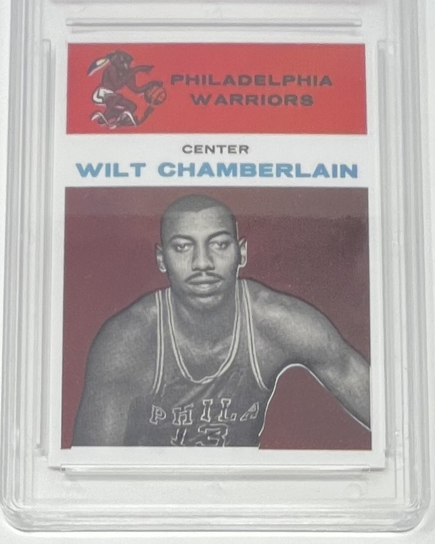 Wilt Chamberlain Basketball Card (1 of 2)