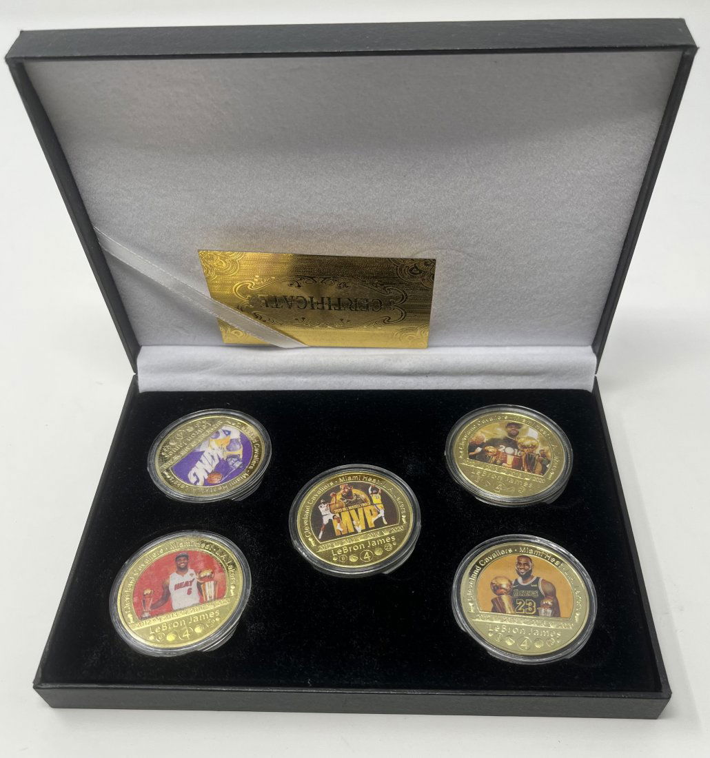 Lebron James Coins Collection (1 of 2)