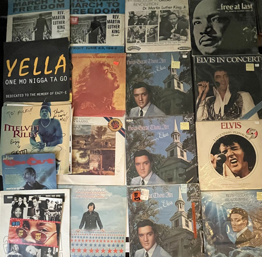 Elvis Presley Dr Martin Luther King Jr Records And More