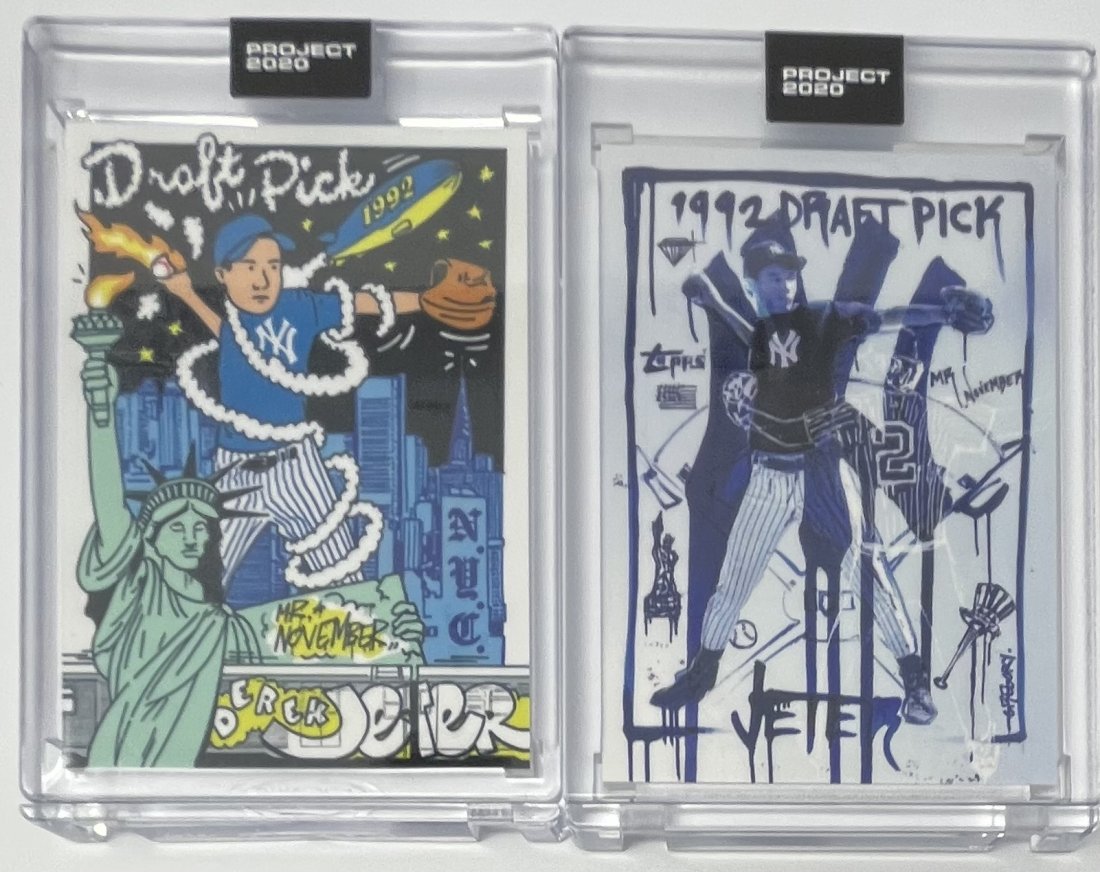 Derek Jeter Draft Pick Cards (1 of 2)