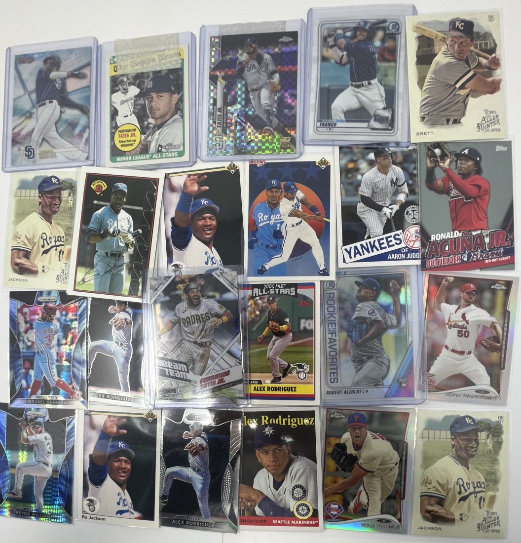 Bo Jackson , Fernando Tatis Jr , Ronald Acuna Jr Cards (1 of 2)