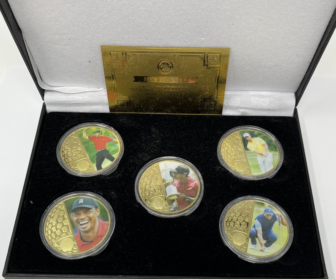 Tiger Woods Coins Collection (1 of 2)