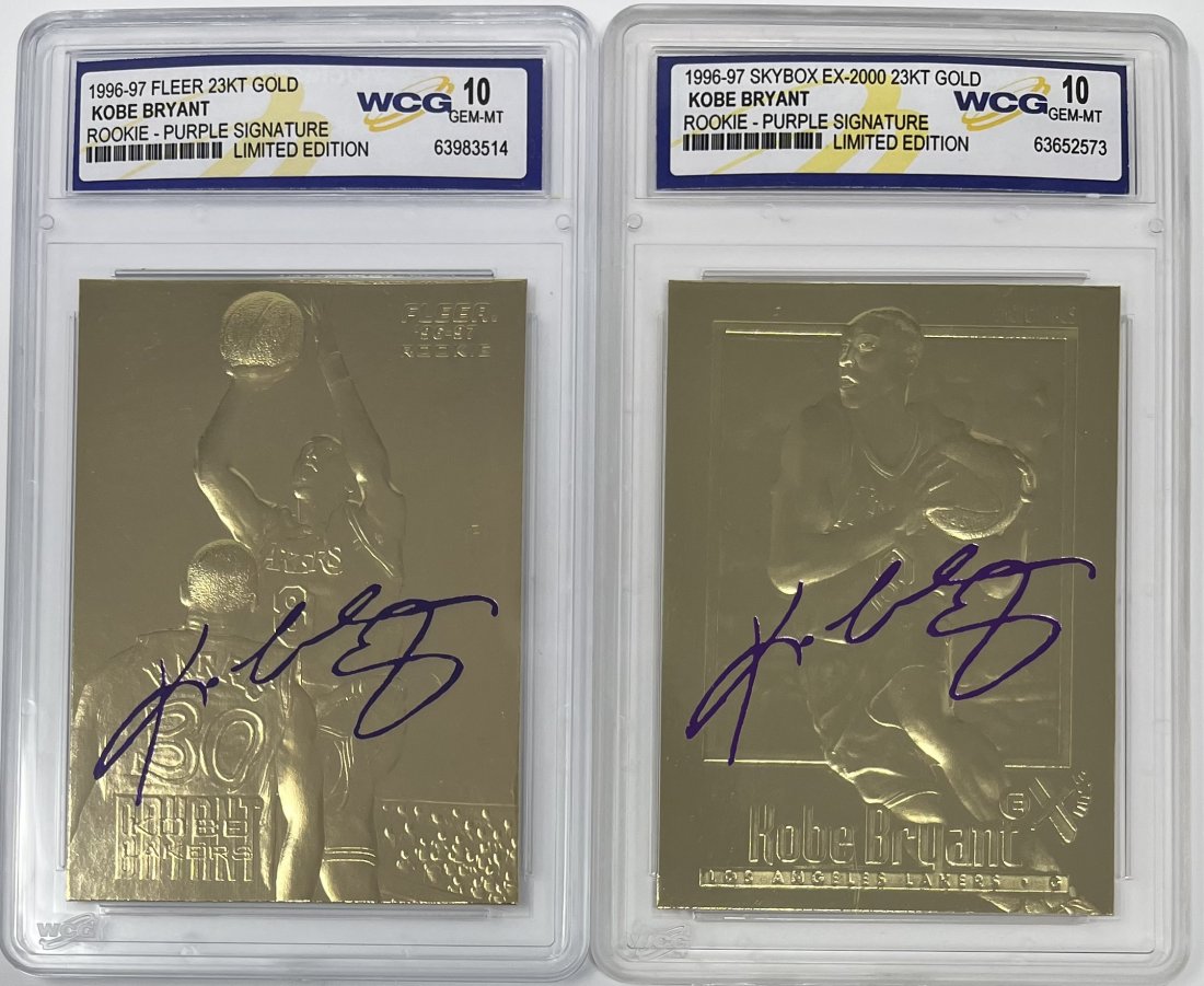 Kobe Bryant Purple Signatures Limited Edition Cards (1 of 2)