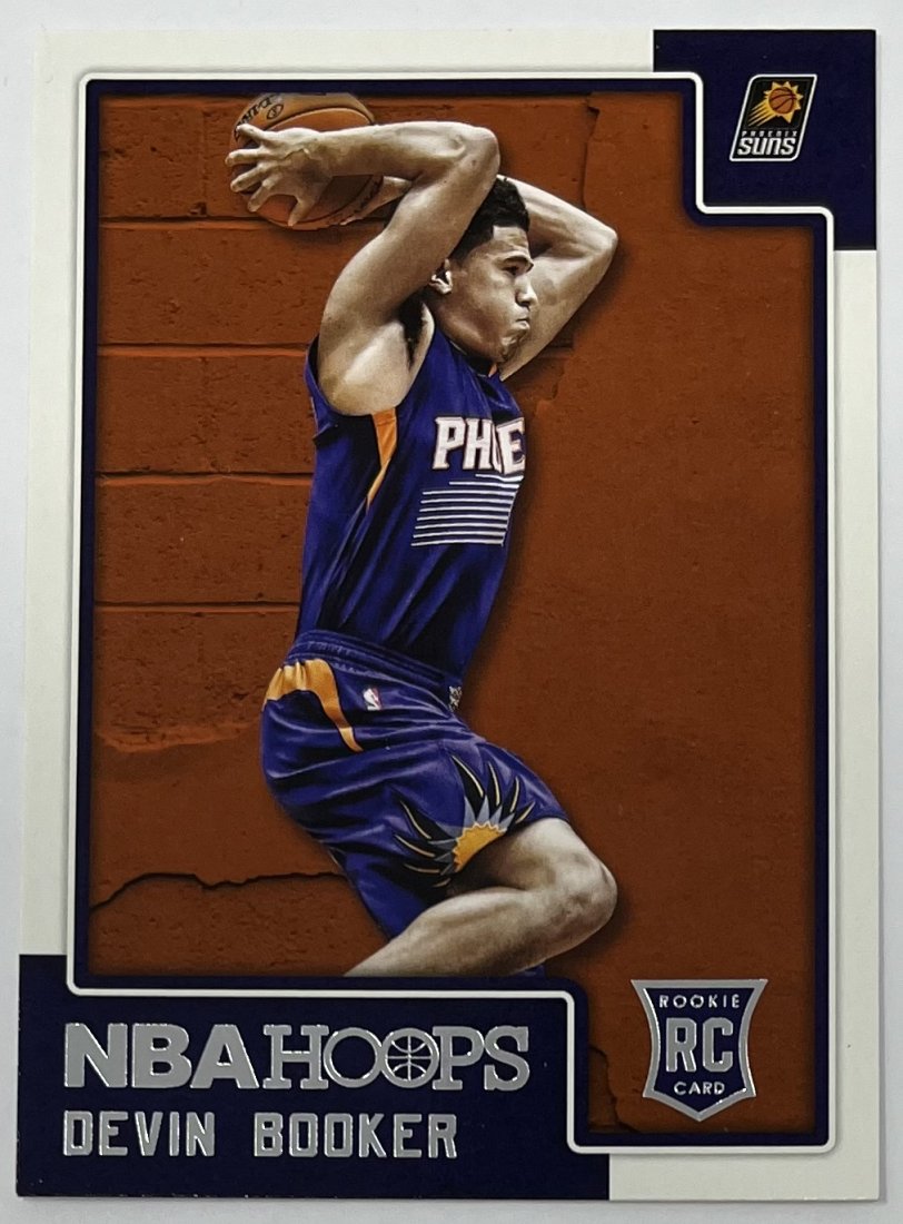 Devin Booker Rookie Card: Devin Booker NBA Hoops Rookie Card