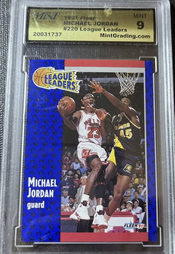 then and now michael jordan card