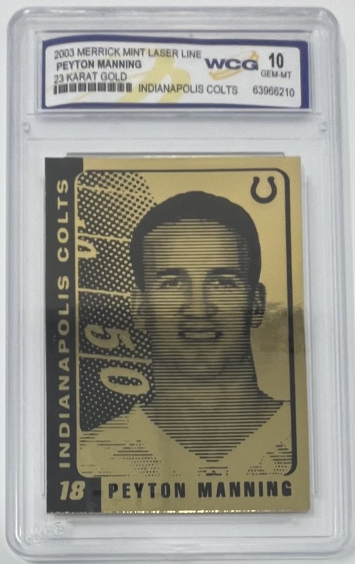 2003 Peyton Manning Football Card (1 of 2)