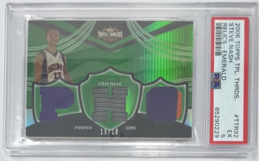 2006 Triple Threads Steve Nash Numbered PSA Card (1 of 2)