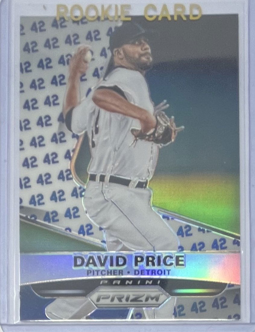 David Price Numbered Card (1 of 2)