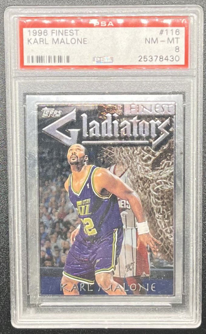 1996 Finest Karl Malone Card (1 of 2)