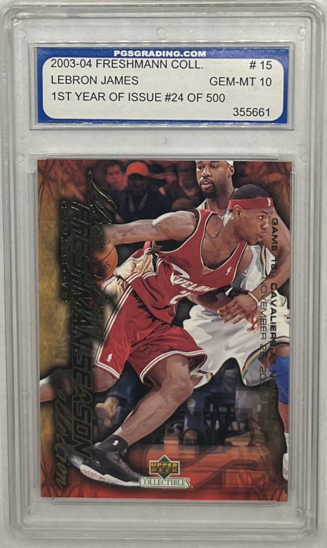 Lebron James Freshman Season Card (1 of 2)