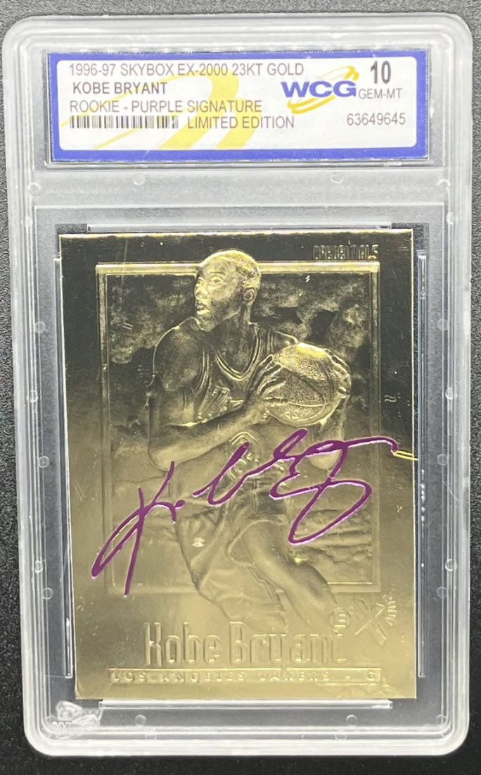 Kobe Bryant Signature Rookie Limited Edition Card (1 of 2)
