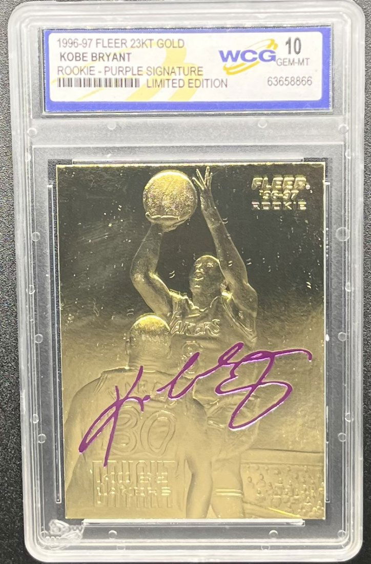 Kobe Bryant Signature  Limited Edition Card (1 of 2)