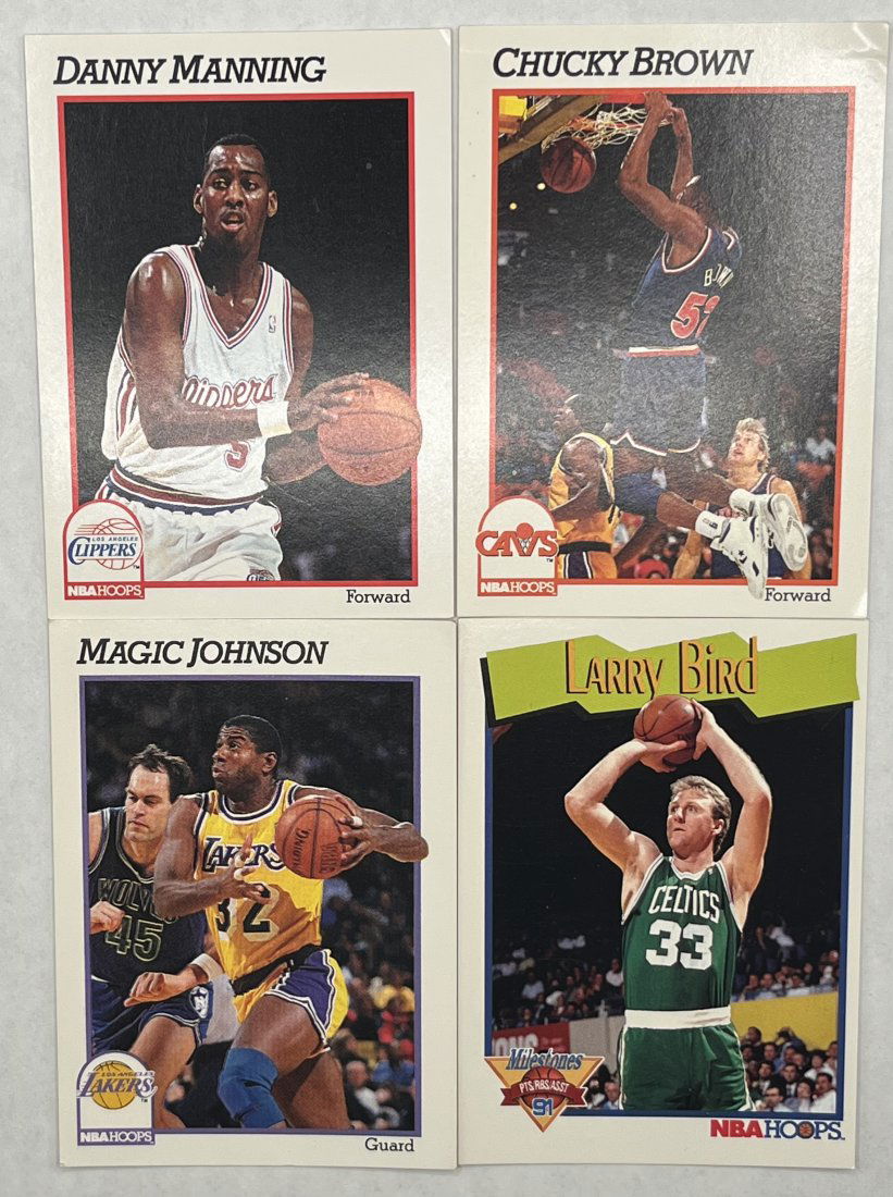 Magic Johnson , Larry Bird And More: 1991 Larry Bird, 1991 Magic Jonhson And more cards