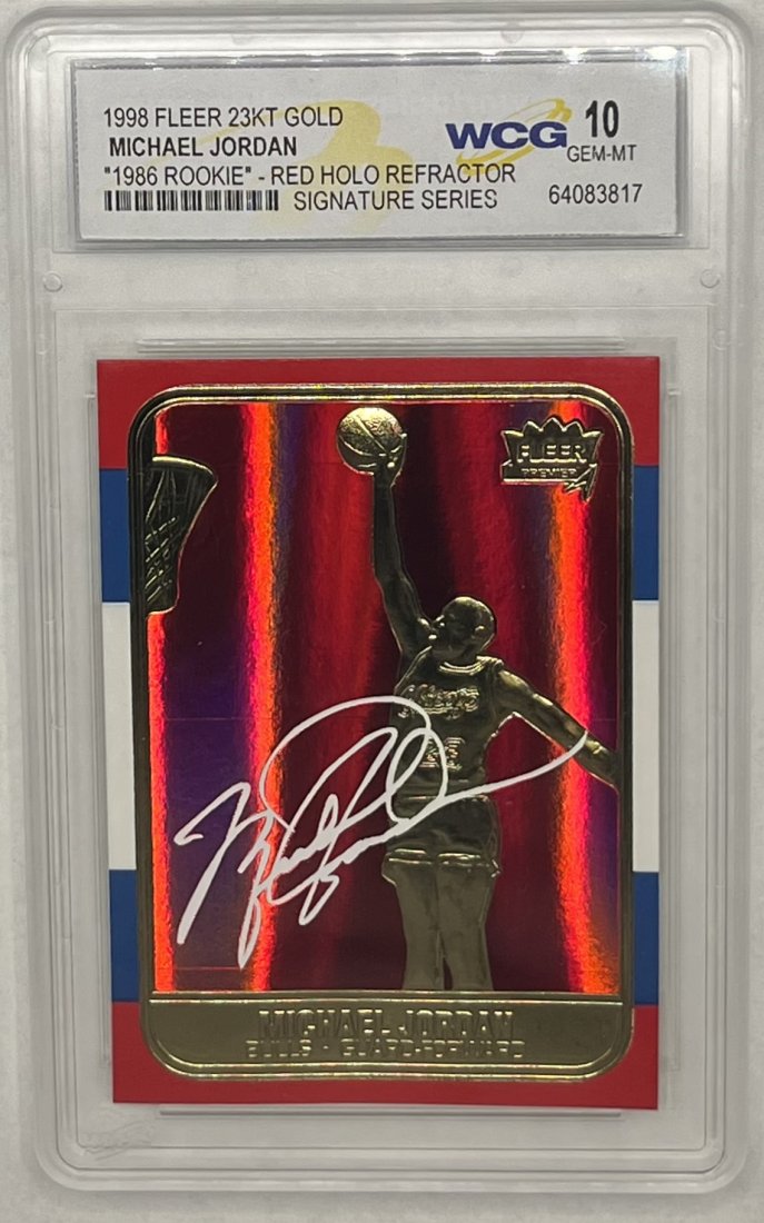 1998 Michael Jordan Refractor Card (1 of 2)