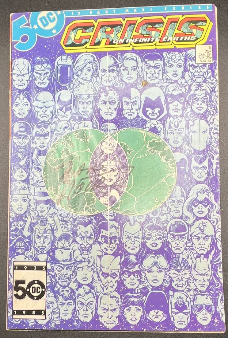 DC Crisis Comic Signed By Marv Wolfman (1 of 2)