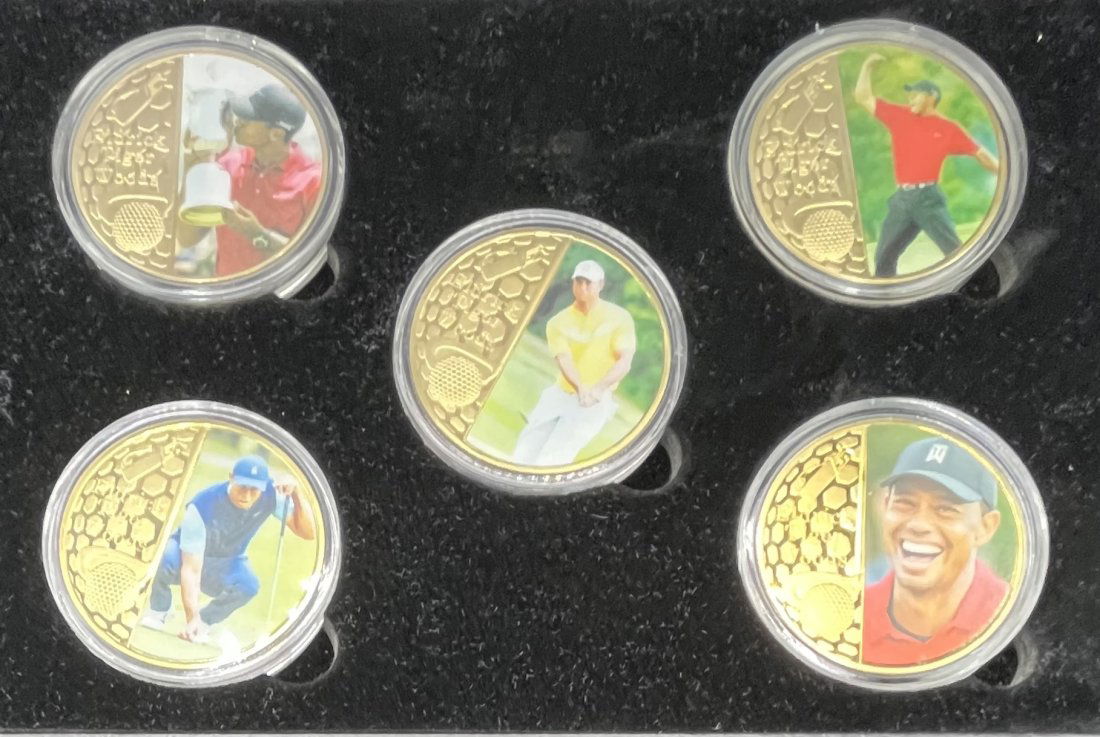 Tiger Woods Coins Collection (1 of 2)