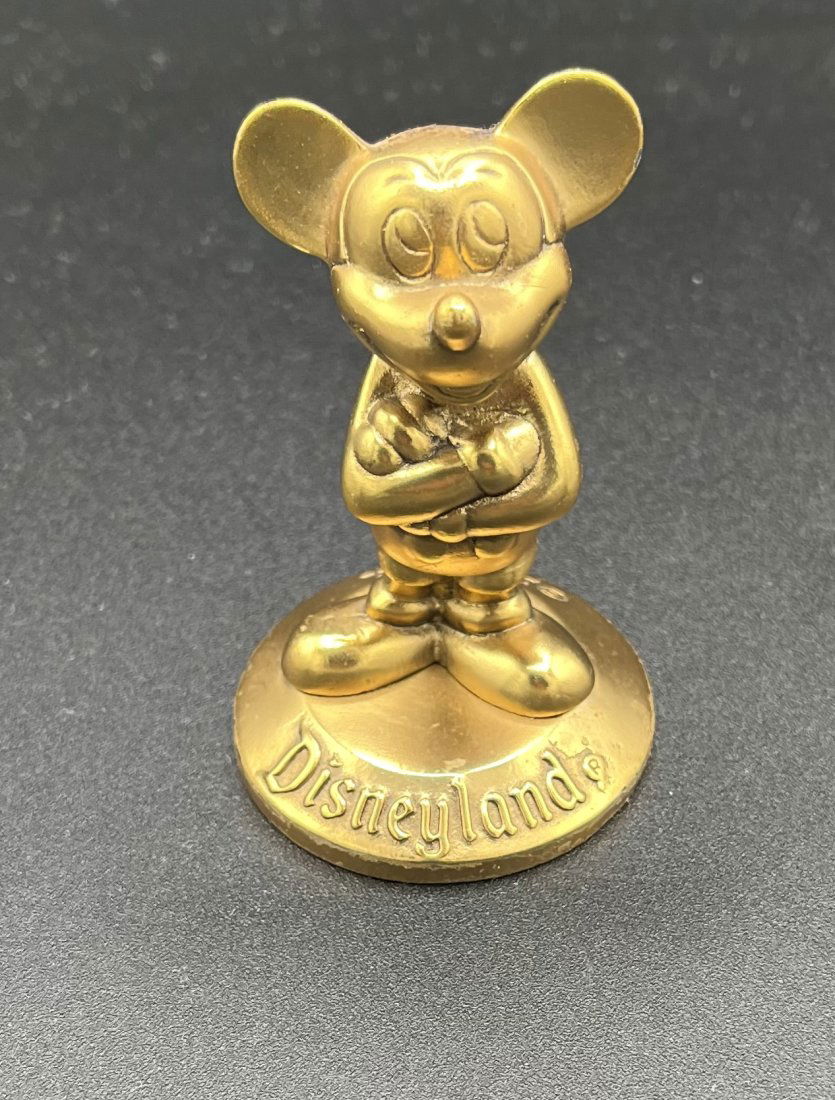 Vintage Disneyland Mickey Mouse Bronze Statue (1 of 3)