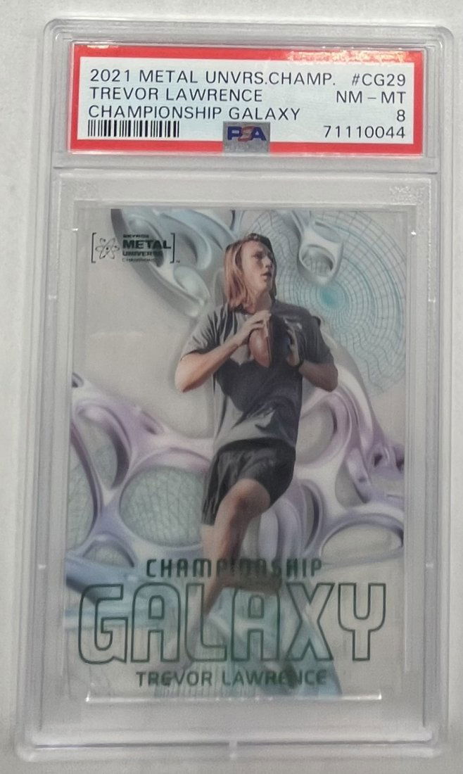 2021 Trevor Lawrence Metal Galaxy Card (1 of 2)