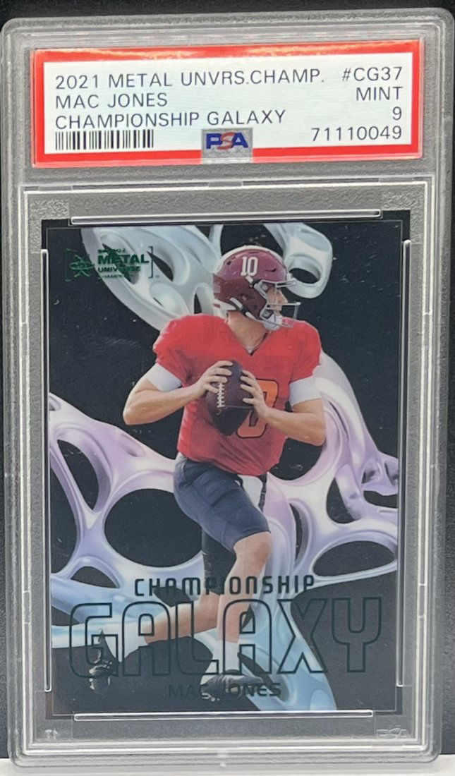 Mac Jones Rookie Galaxy Card (1 of 2)