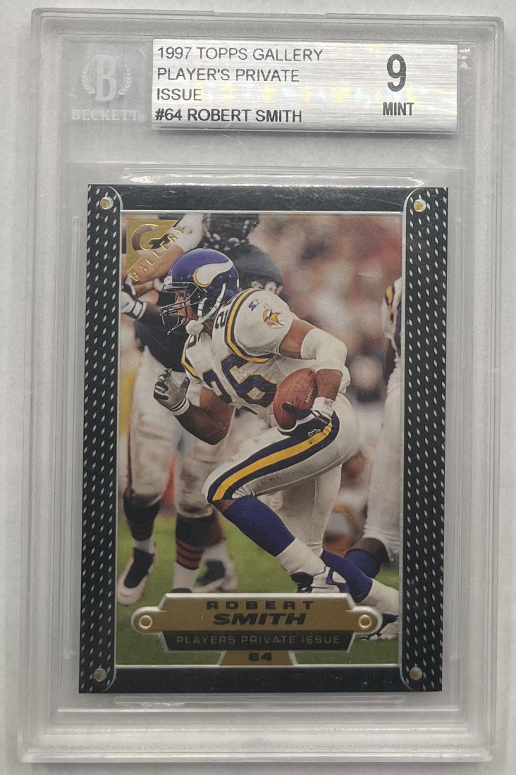 1997 Robert Smith Card: 1997 Robert Smith BGS Mint 9 football Card
