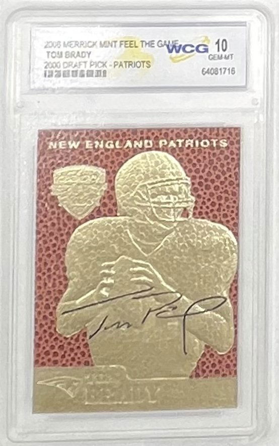 Tom Brady Draft Pick Card (1 of 2)