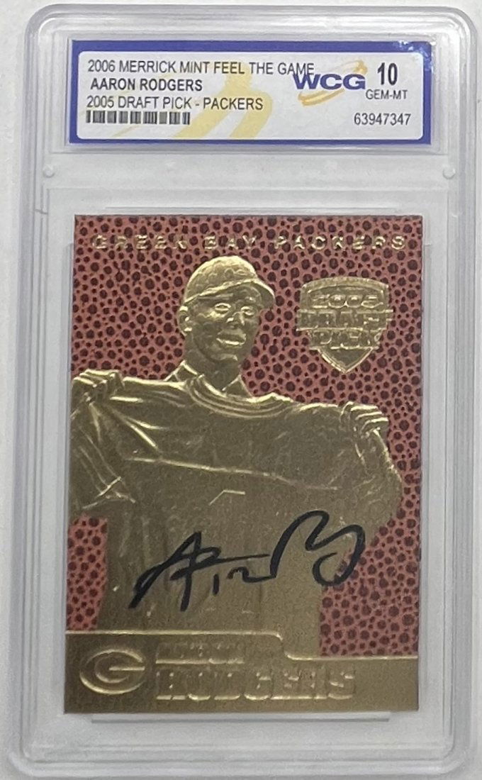 Aaron Rodgers Draft Pick Card (1 of 2)