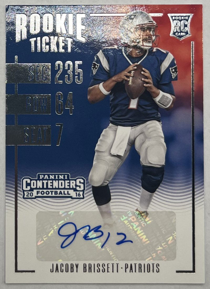 2016 Jacoby Brissett Rookie Ticket Autograph AUTO (1 of 2)