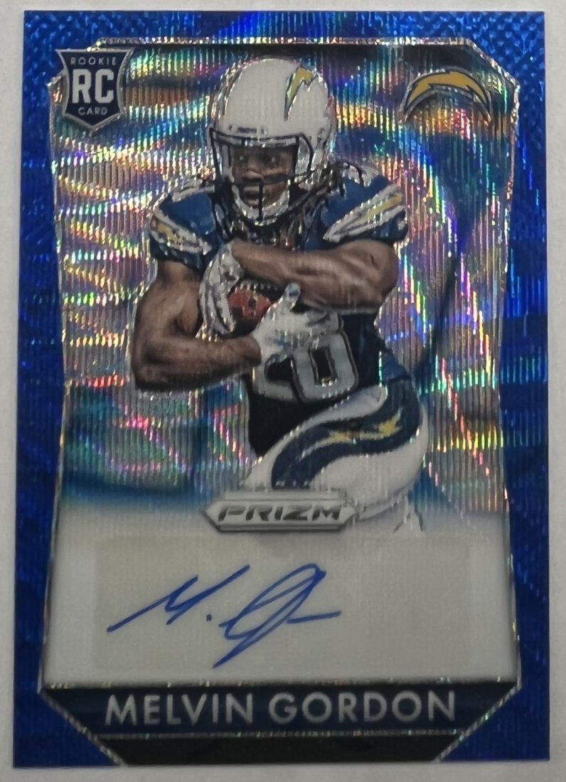 Melvin Gordon Rookie Autographed Numbered Card (1 of 2)
