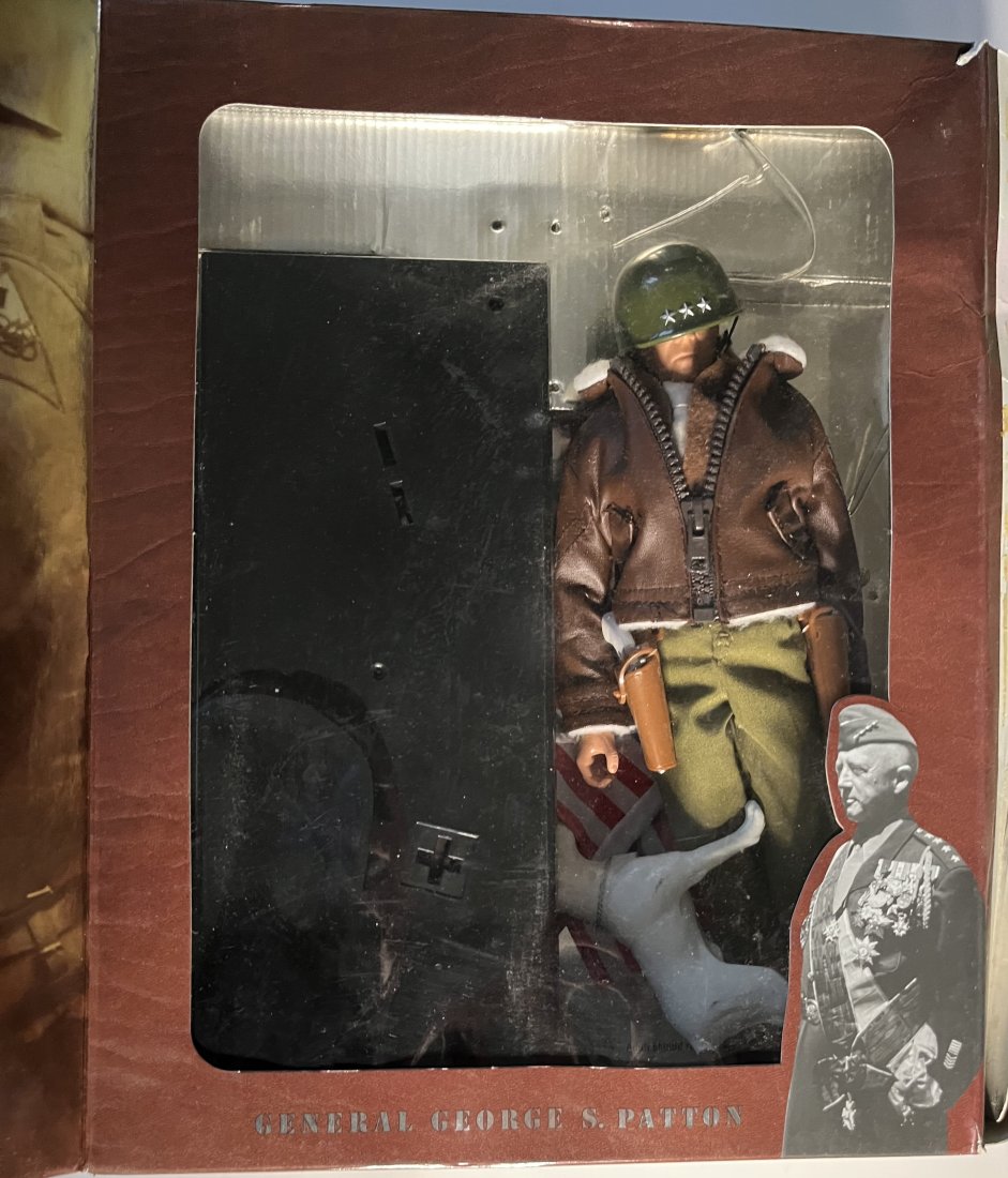 1997 GI Joe Classic Collection General George S. Patton: 1997 GI Joe 12" tall Classic Collection General George S. Patton Historical. Box has some cosmetics