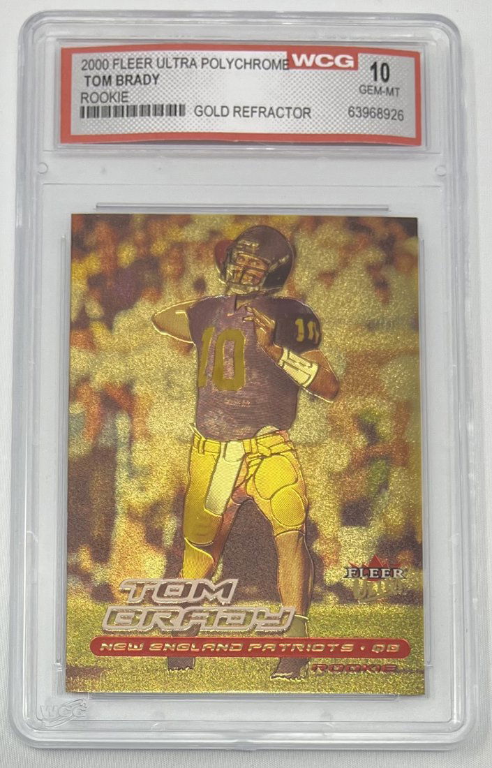 2000 Fleer Tom Brady Gold Refractor (1 of 2)