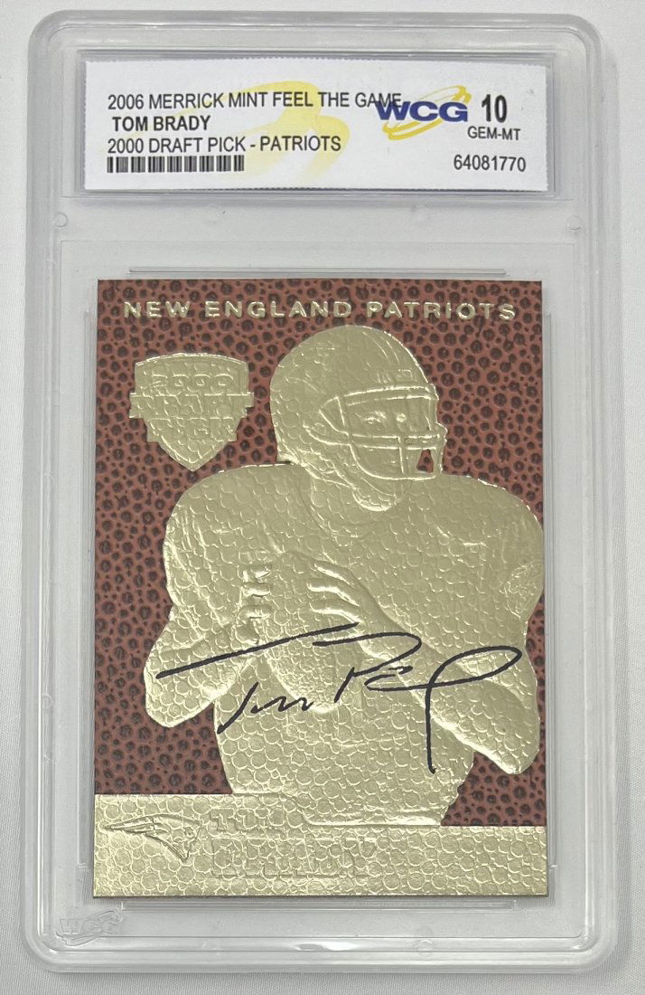 Tom Brady Draft Pick Card (1 of 2)