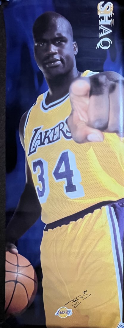 Shaquille ONeal Poster Autographed Signed (1 of 3)