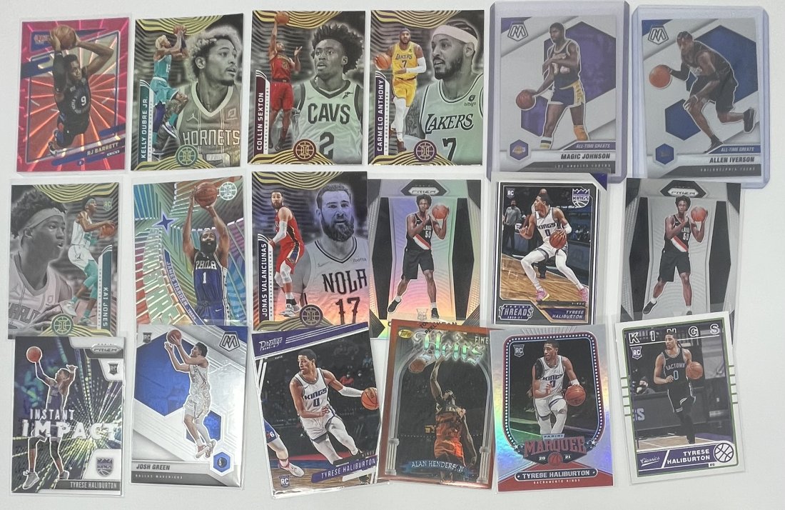 Magic Johnson Allen Iverson And More: Mix of Tyrese Haliburton Rookies, Magic Johnson Allen Iverson and much more