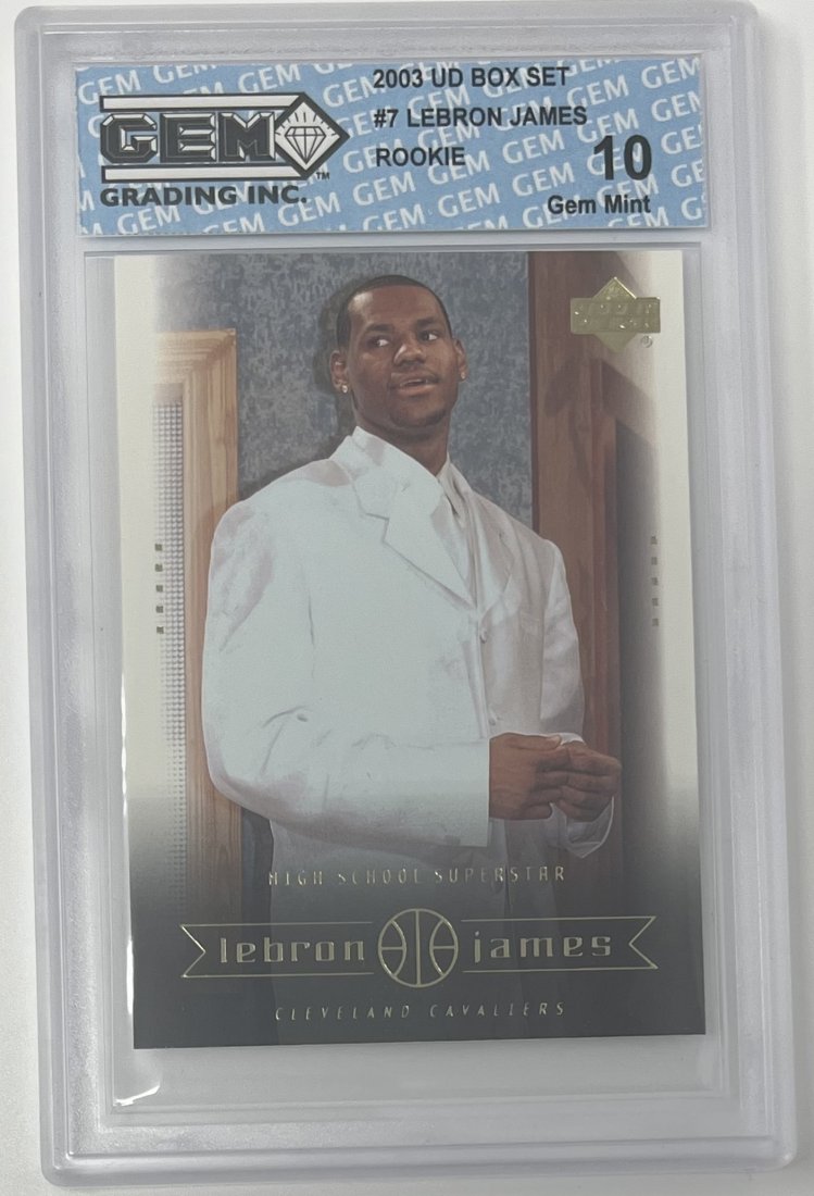 2003 Upper Deck Lebron James Rookie Card (1 of 2)