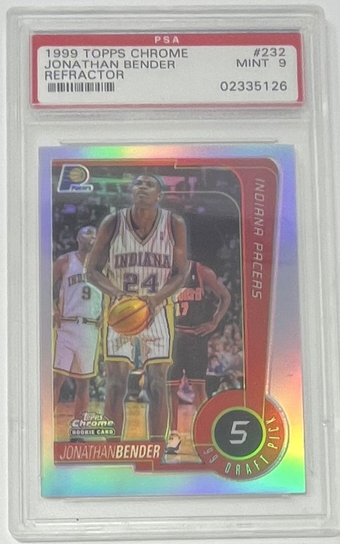 1999 Topps Chrome Refractor Jonathan Bender RC Rookie PSA (1 of 2)