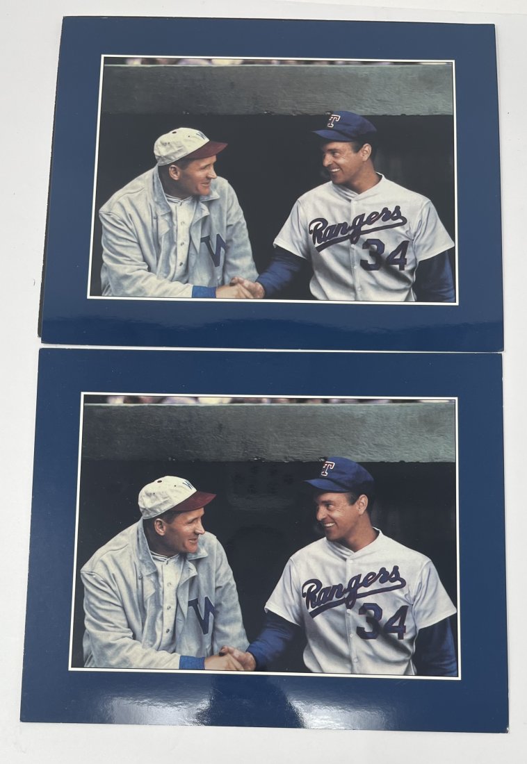 1993 Nolan Ryan & Walter Johnson: (2) two 1993 Conlon Collection Color Masters Nolan Ryan & Walter Johnson