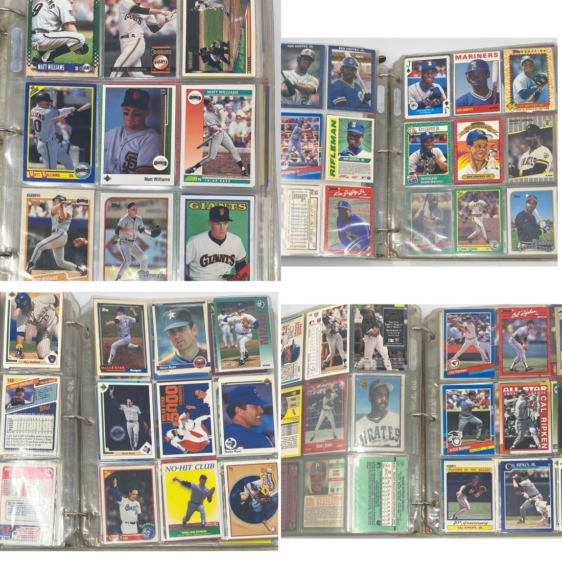Binder Ken Griffey Jr, Barry Bonds , Frank Thomas , Cal Ripken , Nolan Ryan and Many More (1 of 12)