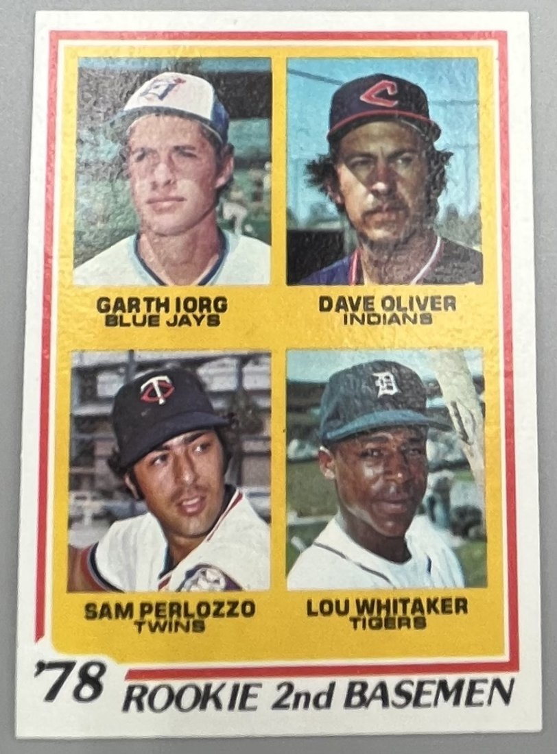 1978 Rookie Garth Iorg , Dave Oliver , Sam Perlozzo And Lou Whitaker (1 of 2)