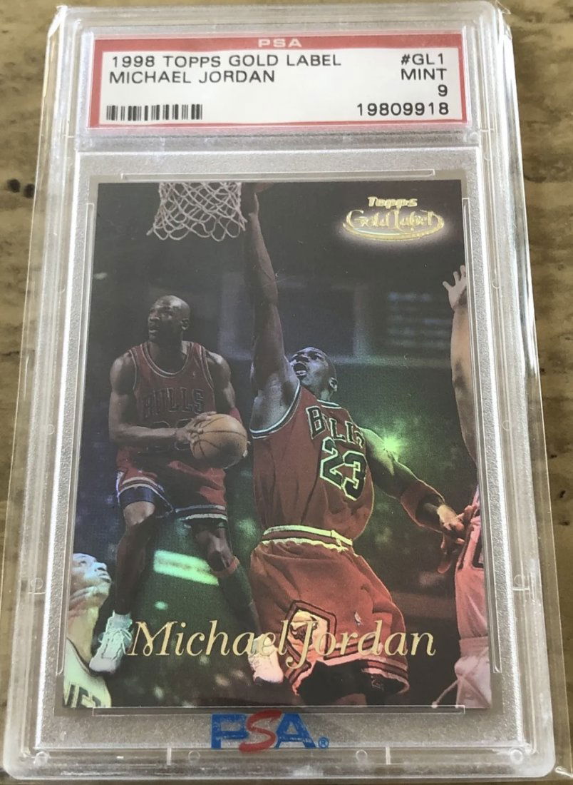1998 TOPPS GOLD LABEL MICHAEL JORDAN PSA (1 of 2)