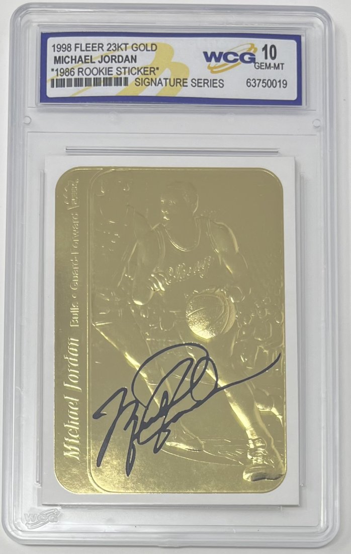 1998 Michael Jordan Signature Series Basketball Card (1 of 2)