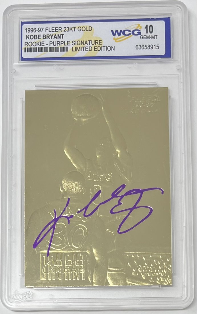 1996 Fleer Kobe Bryant Rookie Limited Edition (1 of 2)