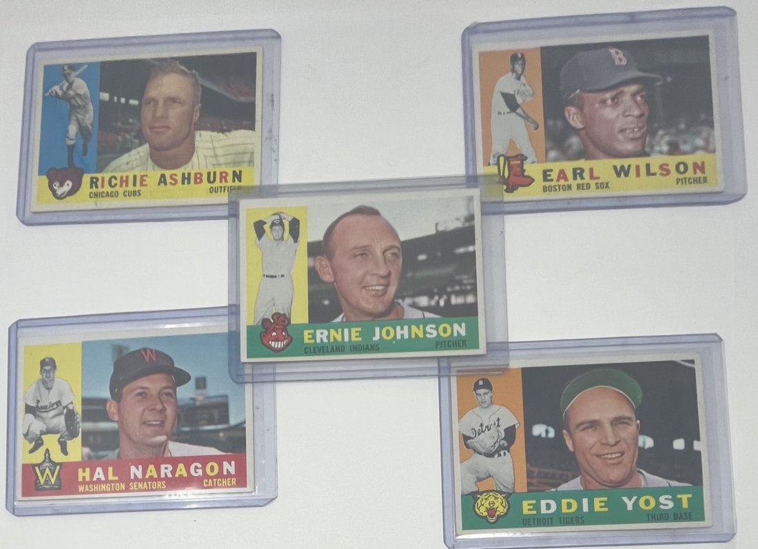 1960 Earl Wilson , Eddie Yost , Richie Ashburn , Ernie Johnson and Hal Naragon (1 of 2)