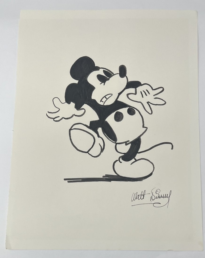 Walt Disney Mickey Mouse Drawing (1 of 3)